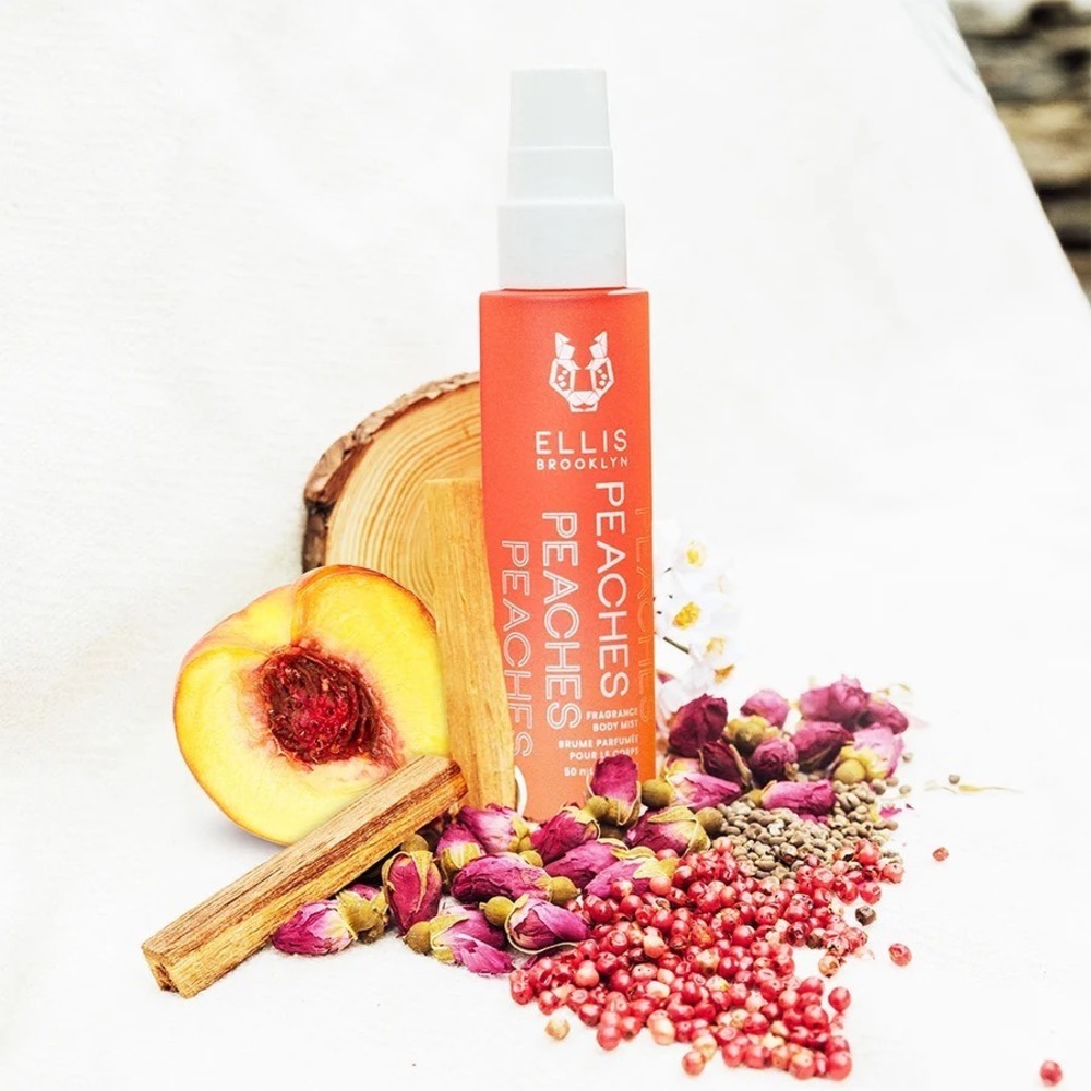 Ellis Brooklyn PEACHES Fragrance Body Mist 100ml 3.38 fl oz New in Box Spray
